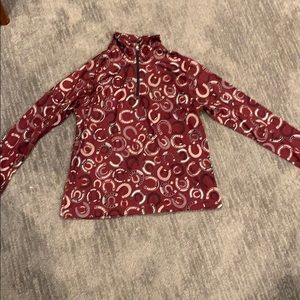 kids medium kerrits horse shoe shirt